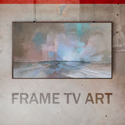 samsung frame tv art digital download, frame tv art abstraction, frame tv art for interiors, expressive,  textured paint