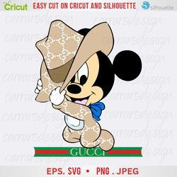 png or jpg files for printing, mouse dances fantasy parody, gucci-inspired fashion, gucci logo, mickey gucci style,