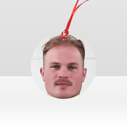 zach bryan christmas ornament