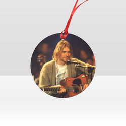 kurt cobain christmas ornament