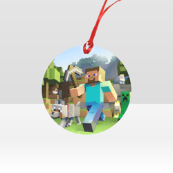 Minecraft Christmas Ornament