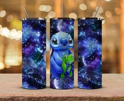 stitch starbucks tumbler wrap, stitch  png, stitch tumbler png 02