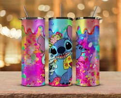 stitch starbucks tumbler wrap, stitch  png, stitch tumbler png 12