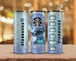 stitch starbucks tumbler wrap, stitch  png, stitch tumbler png 18