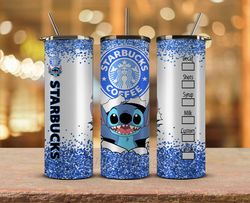 stitch starbucks tumbler wrap, stitch  png, stitch tumbler png 20