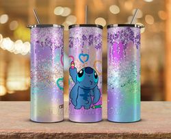 stitch starbucks tumbler wrap, stitch  png, stitch tumbler png 25