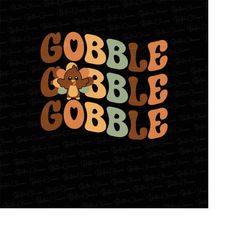 gobble png file, thanksgiving day png, turkey png, sunflower png, leaf png, thanksgiving, autumn png, digital download,