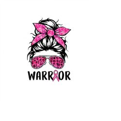 breast cancer png bundle tackle beat fight stronger than cancer survivor warrior messy bun skull in october wear pink re