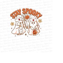 stay spooky png, halloween shirt png, stay spooky png, funny halloween png, spooky season, cute ghost png, transparent b