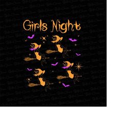 girls night png, halloween png, witch png