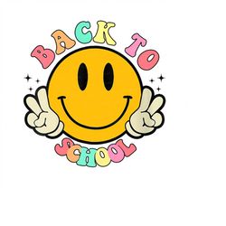 groovy back to school png, retro happy first day of school png, smile face school sublimation designs downloads, girl te