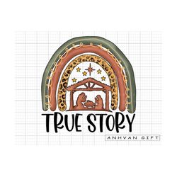 true story christmas png, baby jesus png, jesus nativity png, christian, retro christmas png, christmas shirt design, su