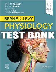 test bank for evolve instructor resources for berne & levy physiology, 8th - 2024 all chapters
