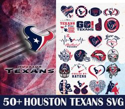 50  texans svg bundle, nfl svg, n f l teams svg, n f l svg, football svg, sport bundle, png, jpg, dxf