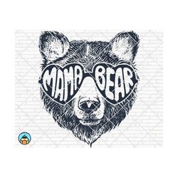 mama bear svg | mama bear with sunglasses | mommy svg | mom to be svg | mama bear cut file | bear mama | mama svg | momm