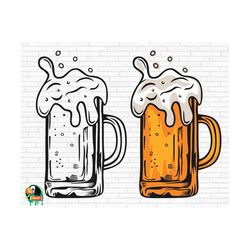 beer mug svg, beer glass svg, beer svg, alcohol svg, beer cheers svg, beer clipart svg, beer vector svg, cut files, cric