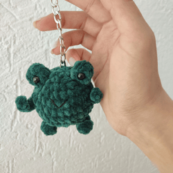 plush frog keychain. funny toad bag sharm. backpack pendant for frog lovers. back to school, christmas bithday frog gift