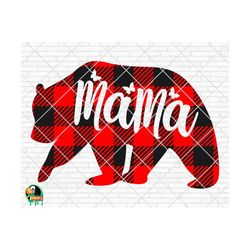 buffalo plaid mama bear svg | mama bear svg | bear svg | cut file | png | mama bear svg file | buffalo plaid mama bear s