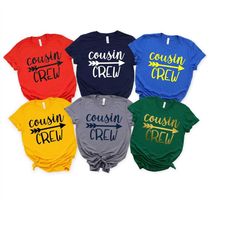 cousin crew shirt, family matching, matching cousin shirts, cousin matching, summer cousin shirts, matching family tees,