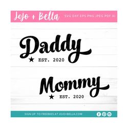 mommy to be svg, daddy to be svg, dad svg, promoted to daddy svg, mom svg, fathers day svg, svg files for cricut, silhou