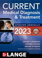current medical diagnosis and treatment 2023