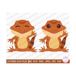 bearded dragon svg bearded dragon clipart bearded dragon png baby bearded dragon svg png cute bearded dragon svg png