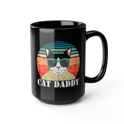 cat daddy mug, cat owner men mug, cat dad mug, father's day gift mug, cute cat daddy mug, cat dad coffee mug, cat father