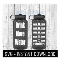 water tracker bottle svg, drink more water workout svg file, exercise gym svg, instant download, cricut cut files, silho