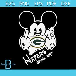 mickey haters gonna hate packets svg