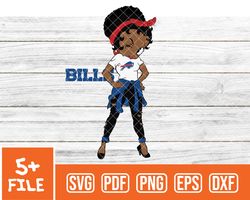 buffalo bills svg , betty boop  nfl svg, team nfl svg 04