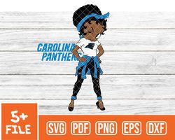 carolina panthers svg , betty boop  nfl svg, team nfl svg 05