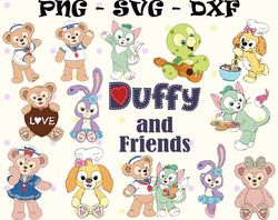 duffy and friends svg, bundle duffy and friends svg, png, dxf, pdf, jpg,...