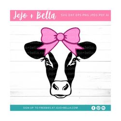 heifer bow svg - svg, dxf, eps, jpeg, png, ai, pdf, heifer shirt decal - heifer shirt svg file - heifer svg - cow svg fo