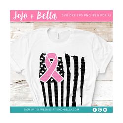 breast cancer svg, cancer svg, cancer ribbon svg, american flag svg, pink svg, svg files for cricut, sublimation designs