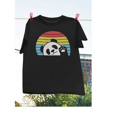 retro panda cute panda bear vintage classic t-shirt, panda shirt, panda lover shirt, cute panda shirt, bear shirt, anima