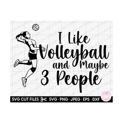volleyball svg volleyball png for cricut i like volleyball and maybe 3 people
