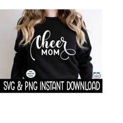 cheer mom svg, cheerleader mom png, wine glass svg, cheer mom svg, instant download, cricut cut files, silhouette cut fi