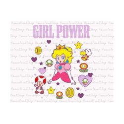 retro girl power svg, princess svg, family trip svg, friendship svg, magical kingdom svg, friends shirt svg, vacay mode