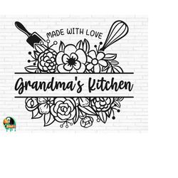 Grandma's Kitchen Sign Svg, Kitchen Quotes Svg, Kitchen Apron Svg, Kitchen Queen Svg, Grandma's Kitchen Cut Files, Cricu