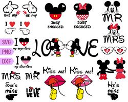 Disney Valentines Day Mickey SVG Heart Svg, Love Svg, Valentines Day Mickey svg, Valentines Day cartoon svg