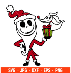 christmas jack svg-christmas svg-disney christmas svg-sandy claws svg-cricut silhouette vector cut file