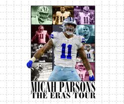 micah parsons the eras tour png, nfl png , micah parsons png