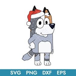 bluey grandad bod christmas svg, blue, bluey, bluey svg, blue dog, bluey dog, bluey family, bluey christmas, bc17