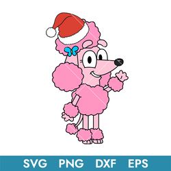 bluey coco dog christmas svg, blue, bluey, bluey svg, blue dog, bluey dog, bluey family, bluey christmas, bc18