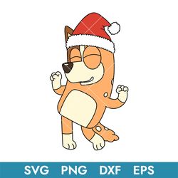 bluey chilli dog christmas svg, bluey, blue, bluey svg, blue dog, bluey dog, bluey family, bluey christmas, bc19