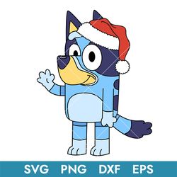 bluey dog christmas svg, bluey, blue, bluey svg, blue dog, bluey dog, bluey family, bluey christmas, bc21