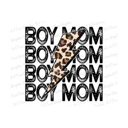 Boy Mom PNG, Retro Mama Png, Mama Cheetah Leopard Lightning Bolt, Mama Bolt Png, Mother's Day Png, Sublimation Design