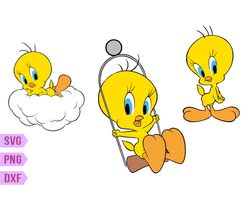 tweety svg, baby toons svg, looney tunes svg, looney tunes birthday svg, looney tunes png