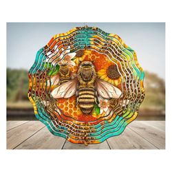 western bee wind spinner png,animals wind spinner,bee wind spinner,sunflower bee png,western windspinner,sublimation des