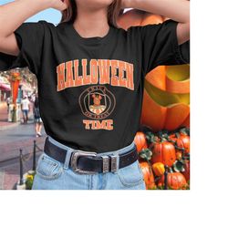 halloween time college style t-shirt